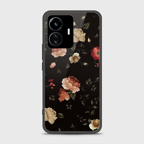 Vivo Y77 5G Cover - Floral Series 2 - HQ Ultra Shine Premium Infinity Glass Soft Silicon Borders Case