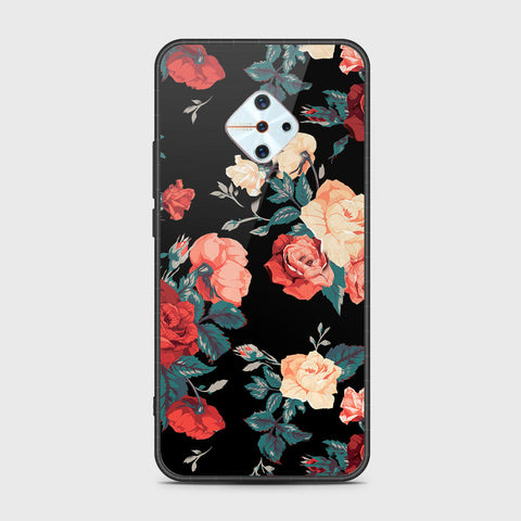 Vivo Y9s Cover- Floral Series 2 - HQ Ultra Shine Premium Infinity Glass Soft Silicon Borders Case