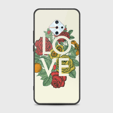 Vivo Y9s Cover- Floral Series 2 - HQ Ultra Shine Premium Infinity Glass Soft Silicon Borders Case