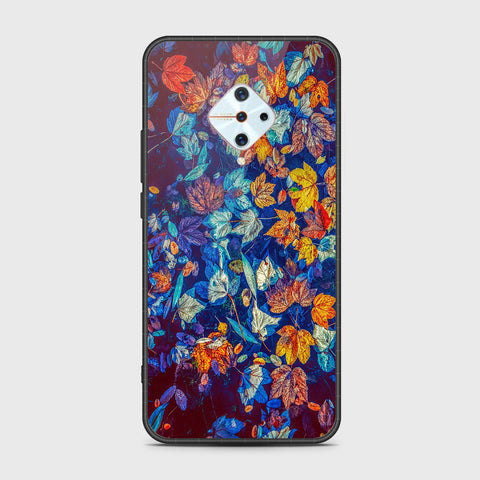 Vivo Y9s Cover- Floral Series 2 - HQ Ultra Shine Premium Infinity Glass Soft Silicon Borders Case