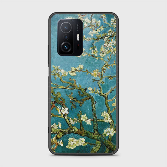 Xiaomi 11T Pro Cover- Floral Series 2 - HQ Ultra Shine Premium Infinity Glass Soft Silicon Borders Case