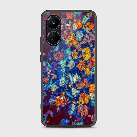 Xiaomi Poco C65 Cover- Floral Series 2 - HQ Ultra Shine Premium Infinity Glass Soft Silicon Borders Case