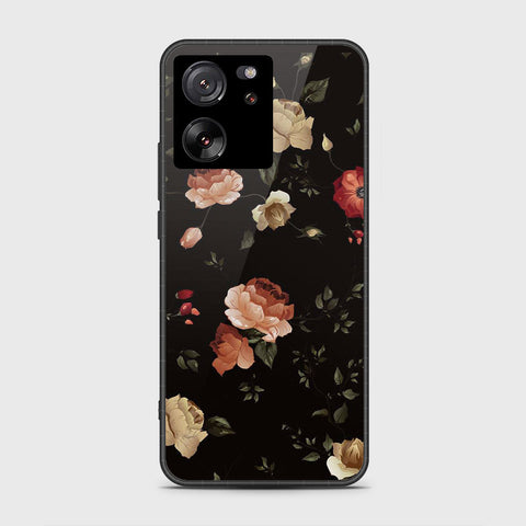 Xiaomi 13T Pro Cover- Floral Series 2 - HQ Ultra Shine Premium Infinity Glass Soft Silicon Borders Case