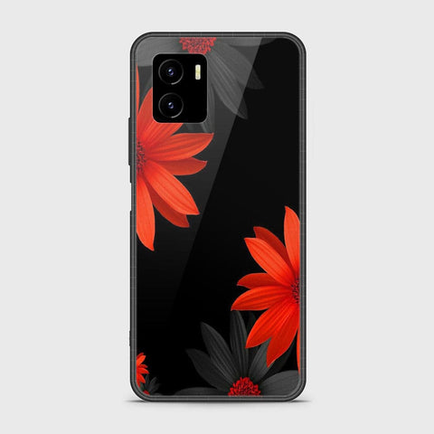 Vivo Y15s Cover - Floral Series 2 - HQ Ultra Shine Premium Infinity Glass Soft Silicon Borders Case