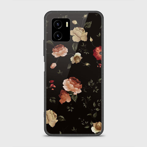 Vivo Y01 Cover - Floral Series 2 - HQ Ultra Shine Premium Infinity Glass Soft Silicon Borders Case