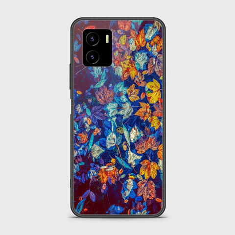 Vivo Y01 Cover - Floral Series 2 - HQ Ultra Shine Premium Infinity Glass Soft Silicon Borders Case