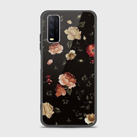 Vivo Y11s Cover - Floral Series 2 - HQ Ultra Shine Premium Infinity Glass Soft Silicon Borders Case