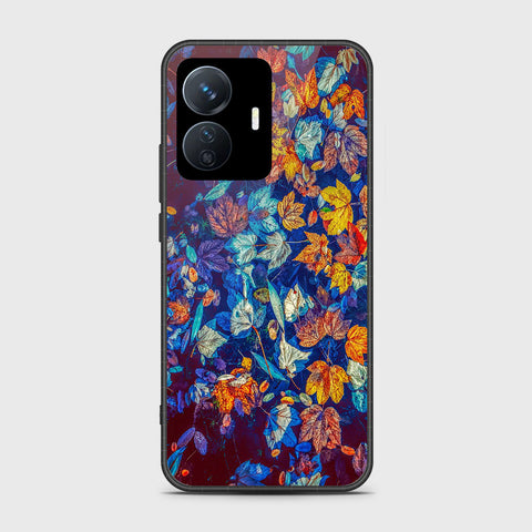 Vivo Y77e Cover- Floral Series 2 - HQ Ultra Shine Premium Infinity Glass Soft Silicon Borders Case