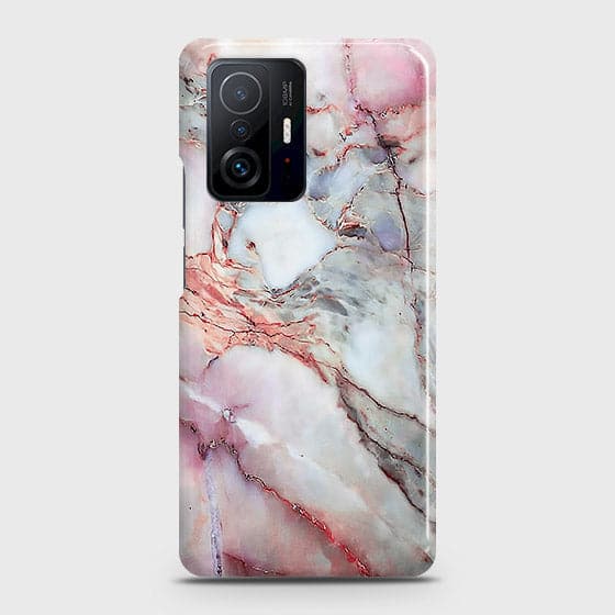 Xiaomi 11T Pro Cover - Violet Sky Marble Trendy Printed Hard Case with Life Time Colors Guarantee