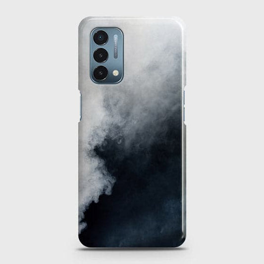 OnePlus Nord N200 5G Cover - Matte Finish - Trendy Misty White and Black Marble Printed Hard Case with Life Time Colors Guarantee