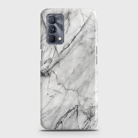 Realme GT Master Cover - Matte Finish - Trendy White Marble Printed Hard Case with Life Time Colors Guarantee B (28) 1 (Fast Delivery)