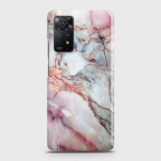 Xiaomi Redmi Note 11 - Violet Sky Marble Trendy Printed Hard Case with Life Time Colors Guarantee