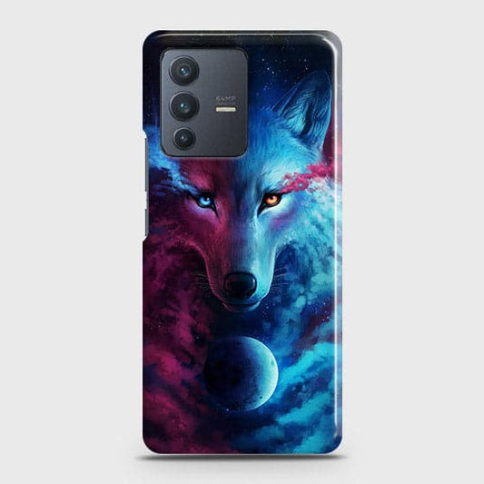 Vivo S12 Cover - Infinity Wolf Trendy Printed Hard Case with Life Time Colors Guarantee