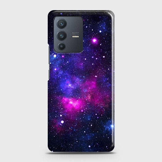 Vivo V23 5G Cover - Dark Galaxy Stars Modern Printed Hard Case with Life Time Colors Guarantee