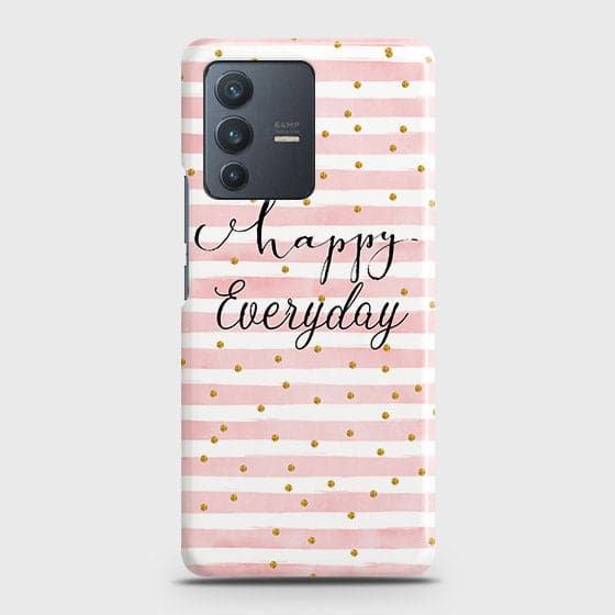 Vivo S12 Cover - Trendy Happy Everyday Printed Hard Case with Life Time Colors Guarantee