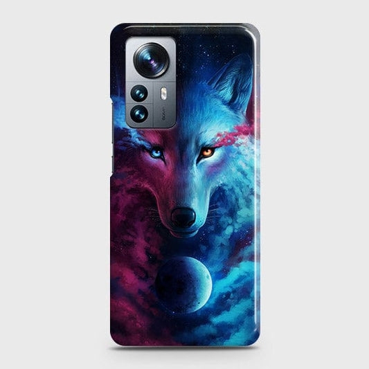 Xiaomi 12X Cover - Infinity Wolf Trendy Printed Hard Case with Life Time Colors Guarantee