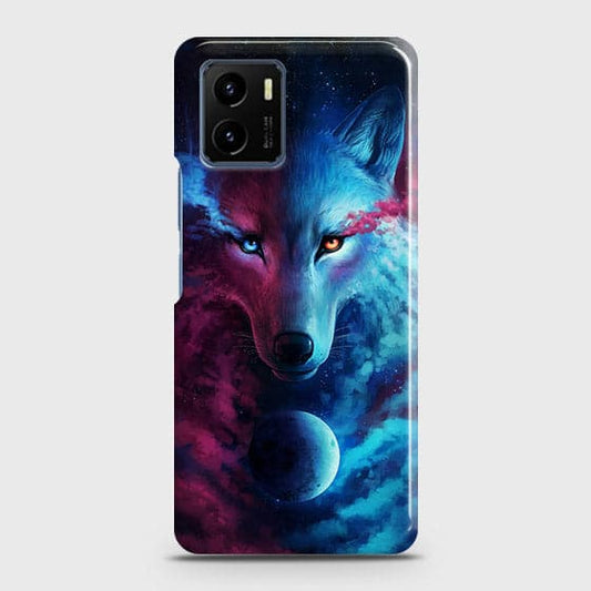 Vivo Y15s Cover - Infinity Wolf Trendy Printed Hard Case with Life Time Colors Guarantee B73