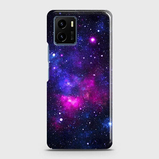 Vivo Y15a Cover - Dark Galaxy Stars Modern Printed Hard Case with Life Time Colors Guarantee