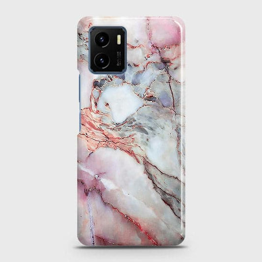 Vivo Y15s Cover - Violet Sky Marble Trendy Printed Hard Case with Life Time Colors Guarantee