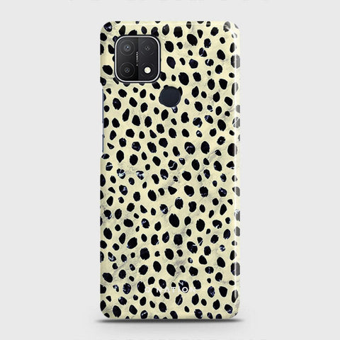 Oppo A15 Cover - Bold Dots Series - Matte Finish - Snap On Hard Case with LifeTime Colors Guarantee