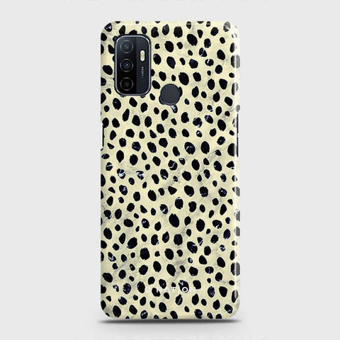 Oppo A53 Cover - Bold Dots Series - Matte Finish - Snap On Hard Case with LifeTime Colors Guarantee