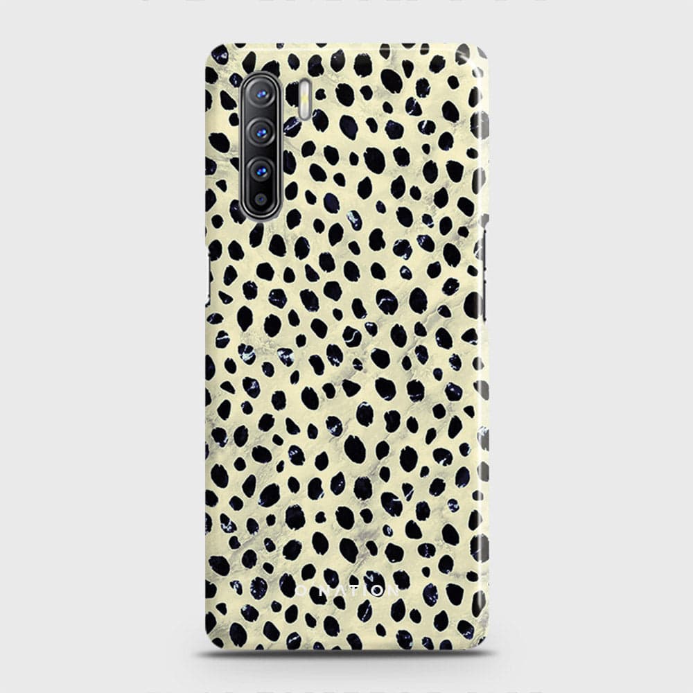 Oppo Reno 3 Cover - Bold Dots Series - Matte Finish - Snap On Hard Case with LifeTime Colors Guarantee