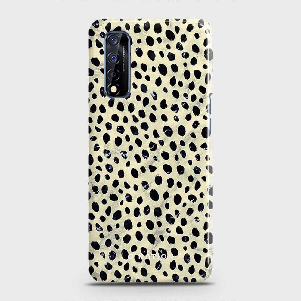 Realme Narzo 30 Cover - Bold Dots Series - Matte Finish - Snap On Hard Case with LifeTime Colors Guarantee