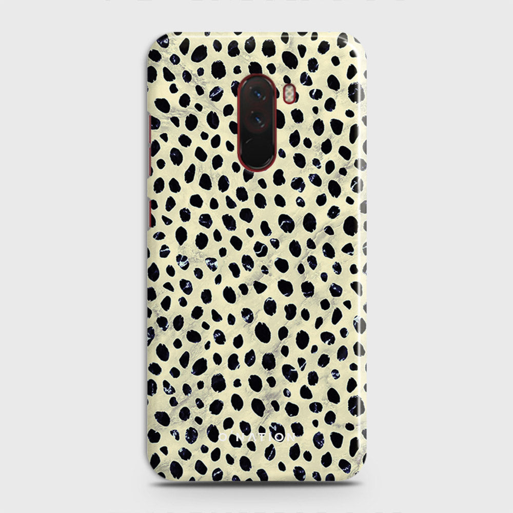 Xiaomi Pocophone F1  Cover - Bold Dots Series - Matte Finish - Snap On Hard Case with LifeTime Colors Guarantee