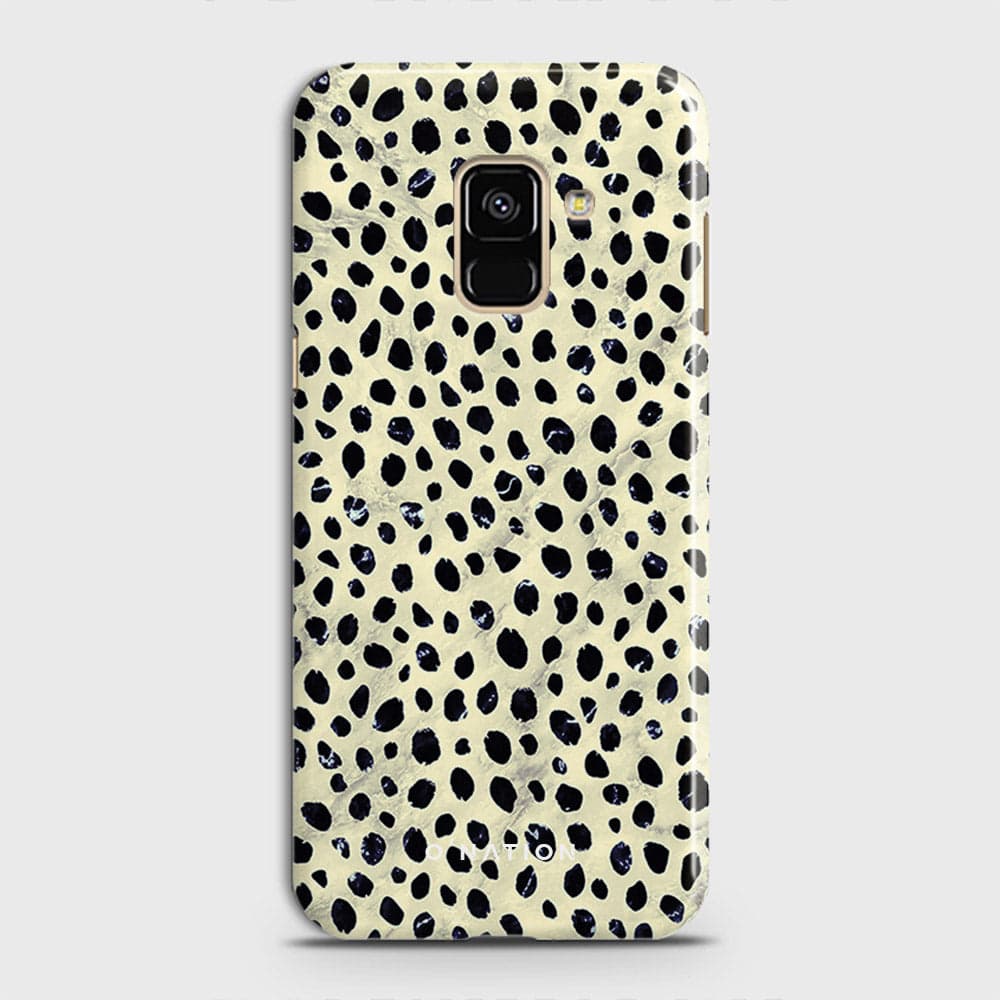 Samsung A6 2018 Cover - Bold Dots Series - Matte Finish - Snap On Hard Case with LifeTime Colors Guarantee