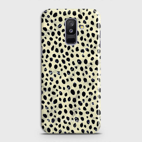 Samsung A6 Plus 2018 Cover - Bold Dots Series - Matte Finish - Snap On Hard Case with LifeTime Colors Guarantee