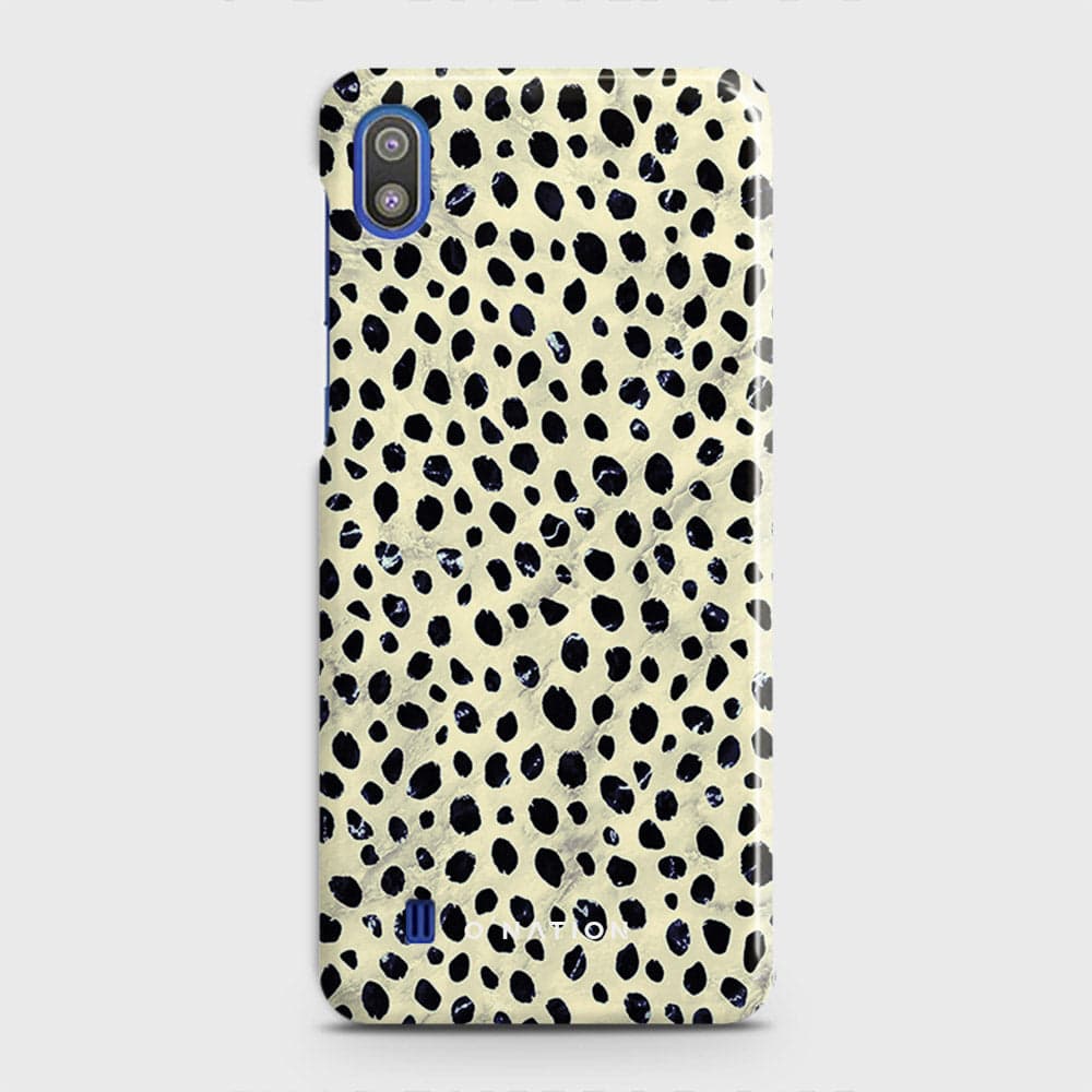 Samsung Galaxy A10 Cover - Bold Dots Series - Matte Finish - Snap On Hard Case with LifeTime Colors Guarantee