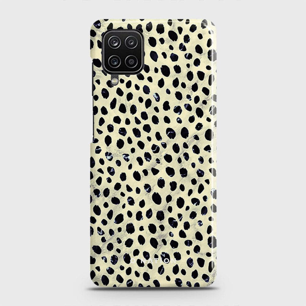 Samsung Galaxy A12 Cover - Bold Dots Series - Matte Finish - Snap On Hard Case with LifeTime Colors Guarantee