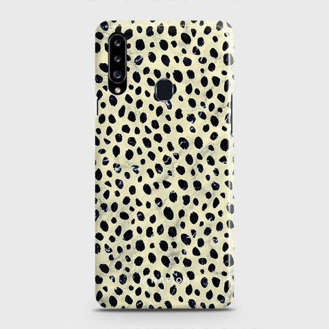 Samsung Galaxy A20s Cover - Bold Dots Series - Matte Finish - Snap On Hard Case with LifeTime Colors Guarantee