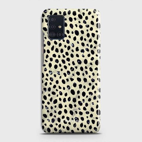 Samsung Galaxy A51 Cover - Bold Dots Series - Matte Finish - Snap On Hard Case with LifeTime Colors Guarantee