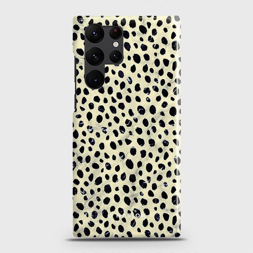 Samsung Galaxy S22 Ultra 5G Cover - Bold Dots Series - Matte Finish - Snap On Hard Case with LifeTime Colors Guarantee