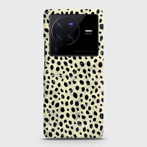 Vivo X80 Cover - Bold Dots Series - Matte Finish - Snap On Hard Case with LifeTime Colors Guarantee