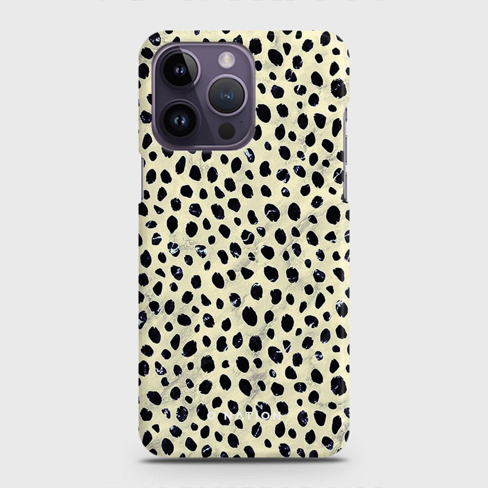 iPhone 14 Pro Max Cover - Bold Dots Series - Matte Finish - Snap On Hard Case with LifeTime Colors Guarantee