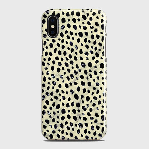 iPhone X Cover - Bold Dots Series - Matte Finish - Snap On Hard Case with LifeTime Colors Guarantee