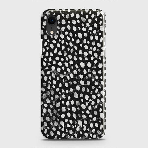 iPhone XR Cover - Bold Dots Series - Matte Finish - Snap On Hard Case with LifeTime Colors Guarantee