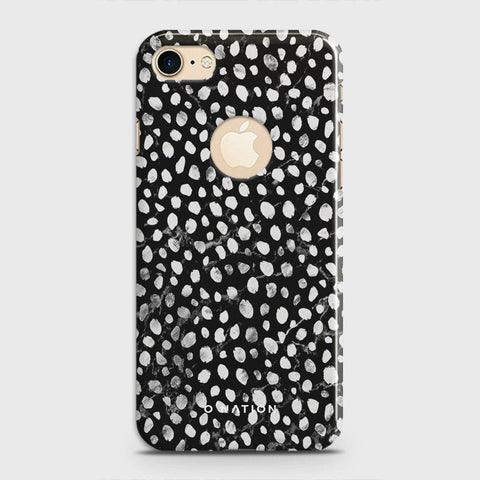 iPhone 8 Cover - Bold Dots Series - Matte Finish - Snap On Hard Case with LifeTime Colors Guarantee