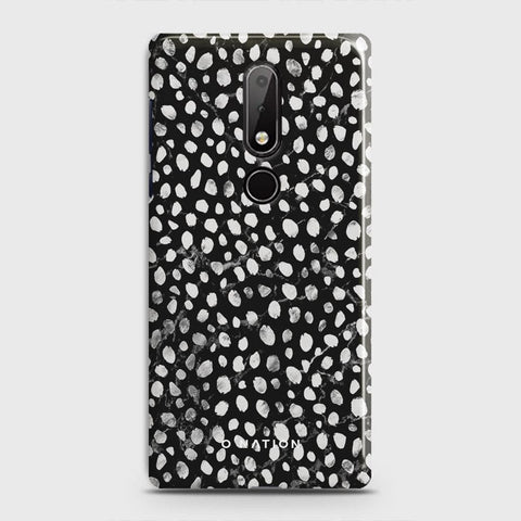 Nokia 6.1 Plus Cover - Bold Dots Series - Matte Finish - Snap On Hard Case with LifeTime Colors Guarantee