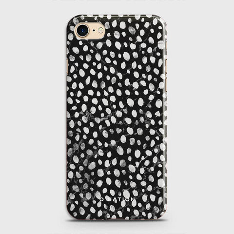 iPhone 8 Cover - Bold Dots Series - Matte Finish - Snap On Hard Case with LifeTime Colors Guarantee