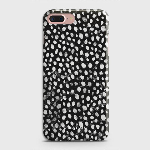 iPhone 8 Plus Cover - Bold Dots Series - Matte Finish - Snap On Hard Case with LifeTime Colors Guarantee