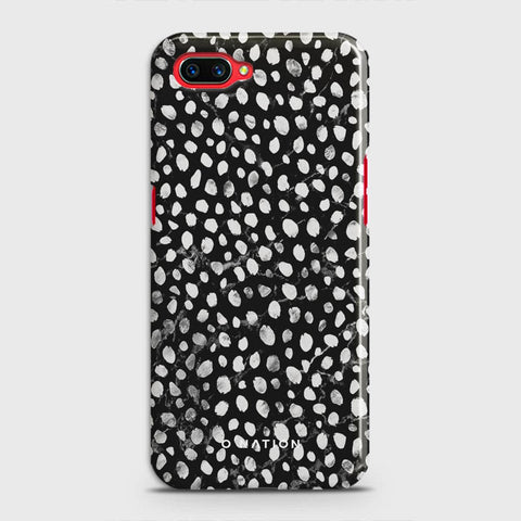 Oppo A3S Cover - Bold Dots Series - Matte Finish - Snap On Hard Case with LifeTime Colors Guarantee