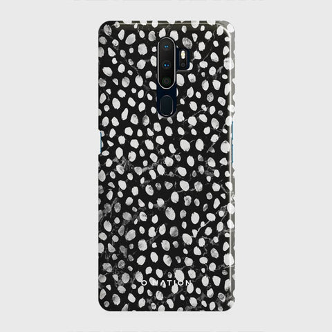 Oppo A9 2020 Cover - Bold Dots Series - Matte Finish - Snap On Hard Case with LifeTime Colors Guarantee