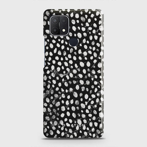 Oppo A15 Cover - Bold Dots Series - Matte Finish - Snap On Hard Case with LifeTime Colors Guarantee