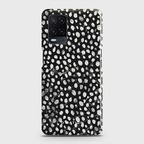 Oppo A54 4G Cover - Bold Dots Series - Matte Finish - Snap On Hard Case with LifeTime Colors Guarantee