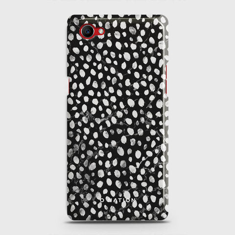 Oppo F7 Youth Cover - Bold Dots Series - Matte Finish - Snap On Hard Case with LifeTime Colors Guarantee