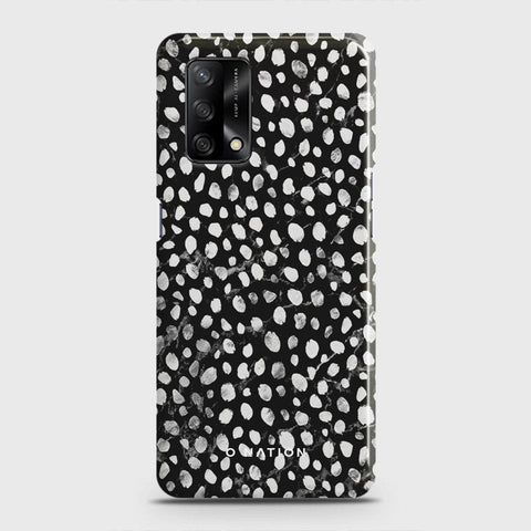 Oppo F19 Cover - Bold Dots Series - Matte Finish - Snap On Hard Case with LifeTime Colors Guarantee