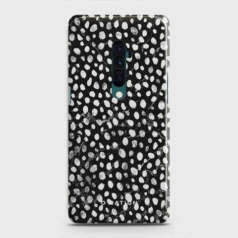 Oppo Reno 10x zoom Cover - Bold Dots Series - Matte Finish - Snap On Hard Case with LifeTime Colors Guarantee